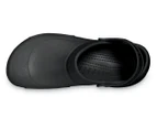 Crocs Bistro Slip Resistant Clogs Shoes Sandals Work Occupational - Black