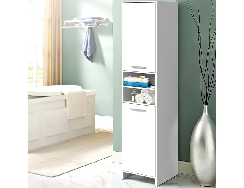 Artiss Bathroom Cabinet Storage 185cm White