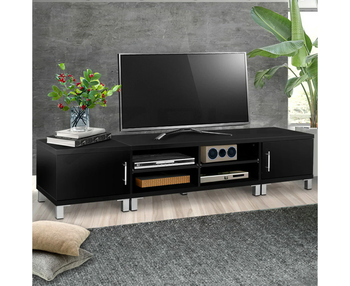 Artiss TV Cabinet Entertainment Unit 190cm Black Danson