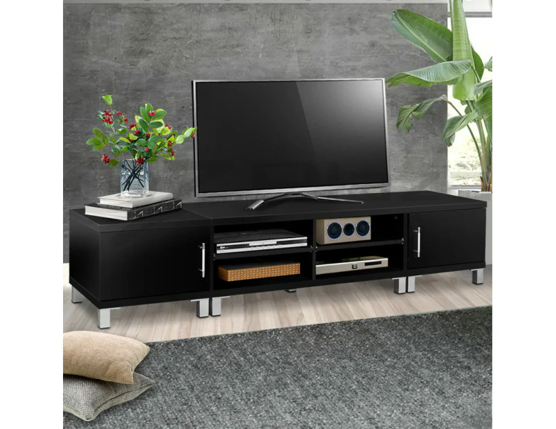 Artiss TV Cabinet Entertainment Unit 190cm Black Danson