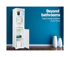 Artiss Bathroom Cabinet Storage 160cm White