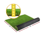 Prime Turf Artificial Grass 20mm 2mx5m Synthetic Fake Lawn Turf Plastic Plant 4-coloured