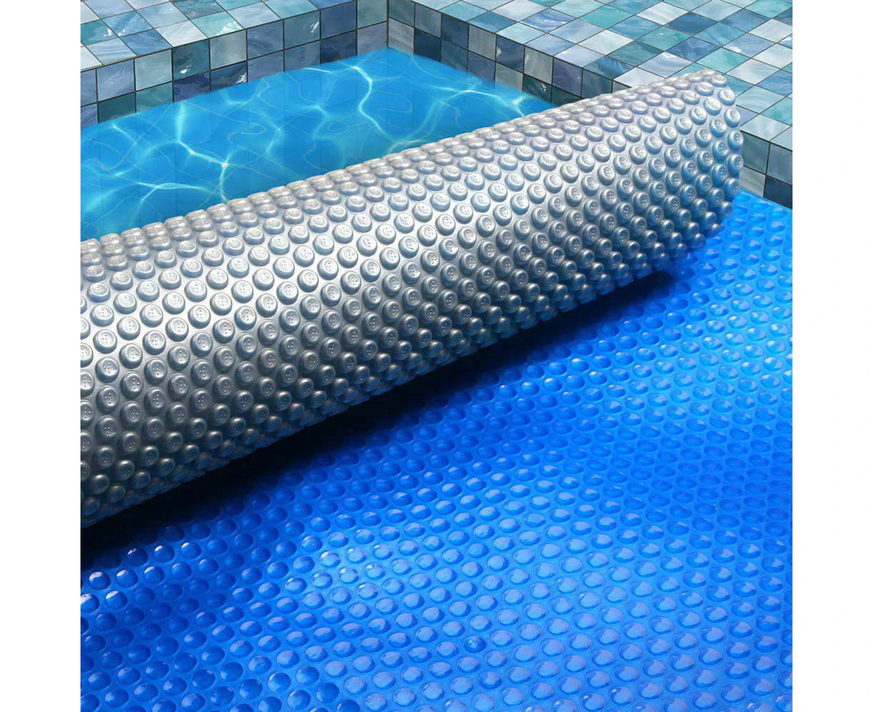 Aquabuddy Pool Cover 500 Micron 6.5x3m Swimming Pool Solar Blanket Blue Silver