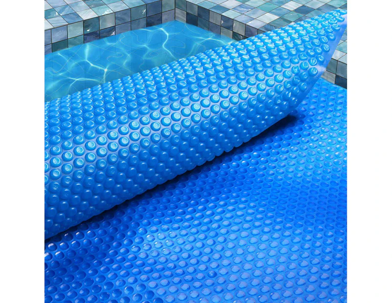 Aquabuddy pool cover 500 Micron 10x4m Swimming Pool Solar Blanket Blue