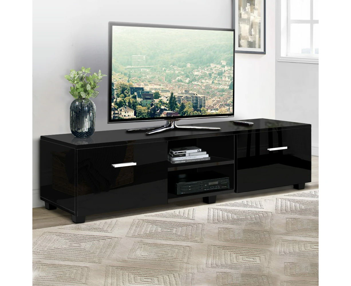 Artiss Entertainment Unit TV Cabinet 140cm Black Jim