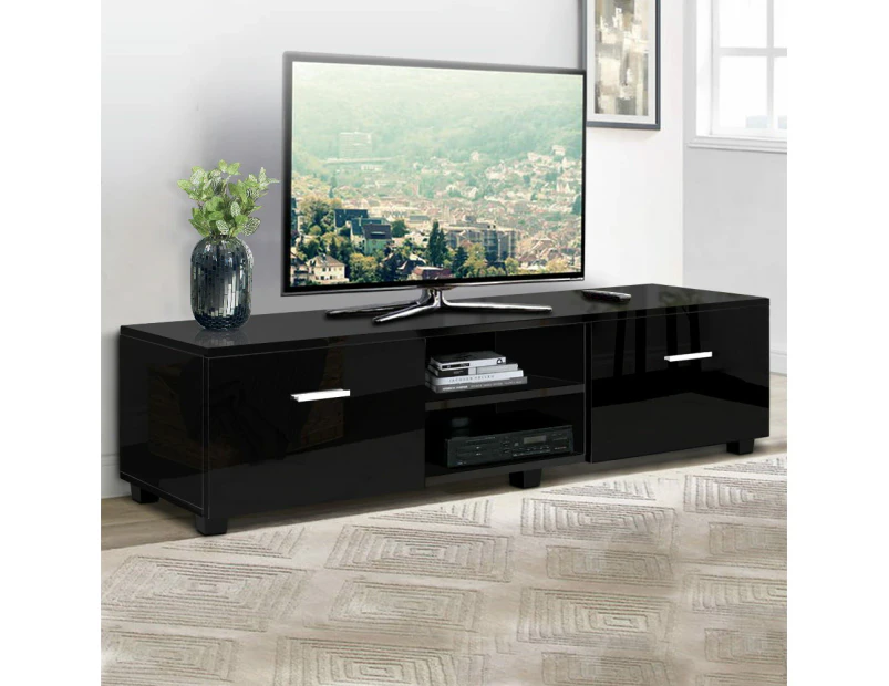 Artiss Entertainment Unit TV Cabinet 140cm Black Jim