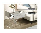 Aritss Mirrored Bedside Table - MOCO Silver