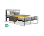 Artiss Bed Frame King Single Metal Bed Frames SOL