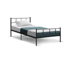 Artiss Bed Frame Single Metal Bed Frames SOL