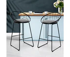 Bar Stools Set of 2 Metal Kitchen Counter Stool Chairs