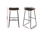 Backless PU Leather Bar Stools For Kitchen