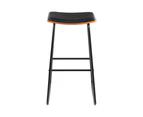 Bar Stools Set of 2 Kitchen Stool Chairs 76cm