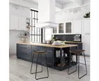 Backless PU Leather Bar Stools For Kitchen