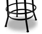 Bar Stools Gas Lift Swivel Kitchen Counter Stool Chairs Black