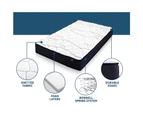 Giselle Bedding 16cm Mattress Medium Firm Single