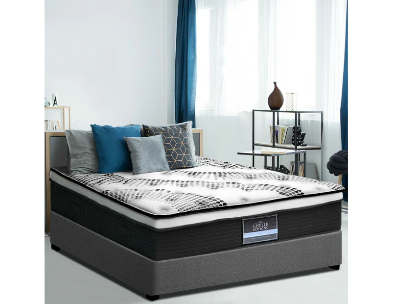 Giselle Bedding 32cm Mattress Euro Top King Single