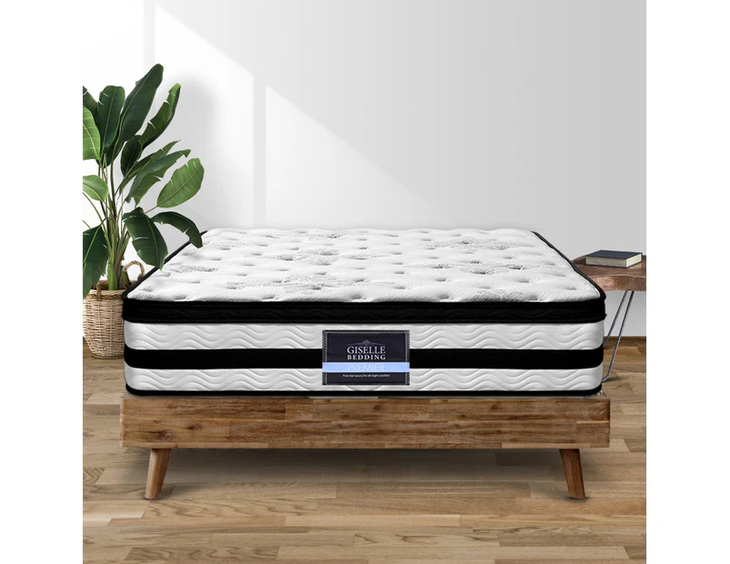 Mattresses Giselle Bedding Algarve Euro Top Pocket Spring Mattress 34Cm Thick Double