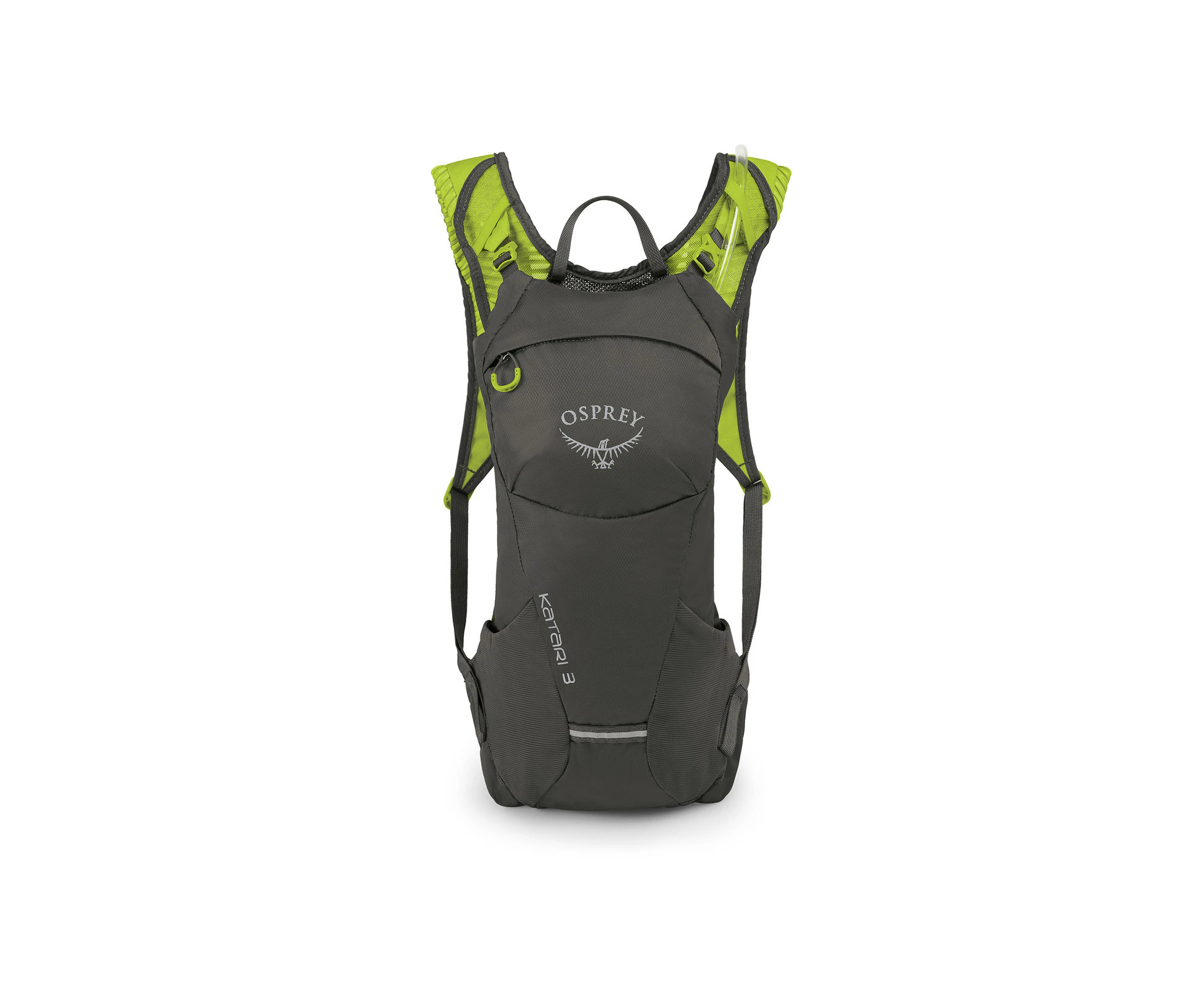 Osprey Mens Katari 3 Bike Hydration Reflective Backpack Adventure - Lime Stone