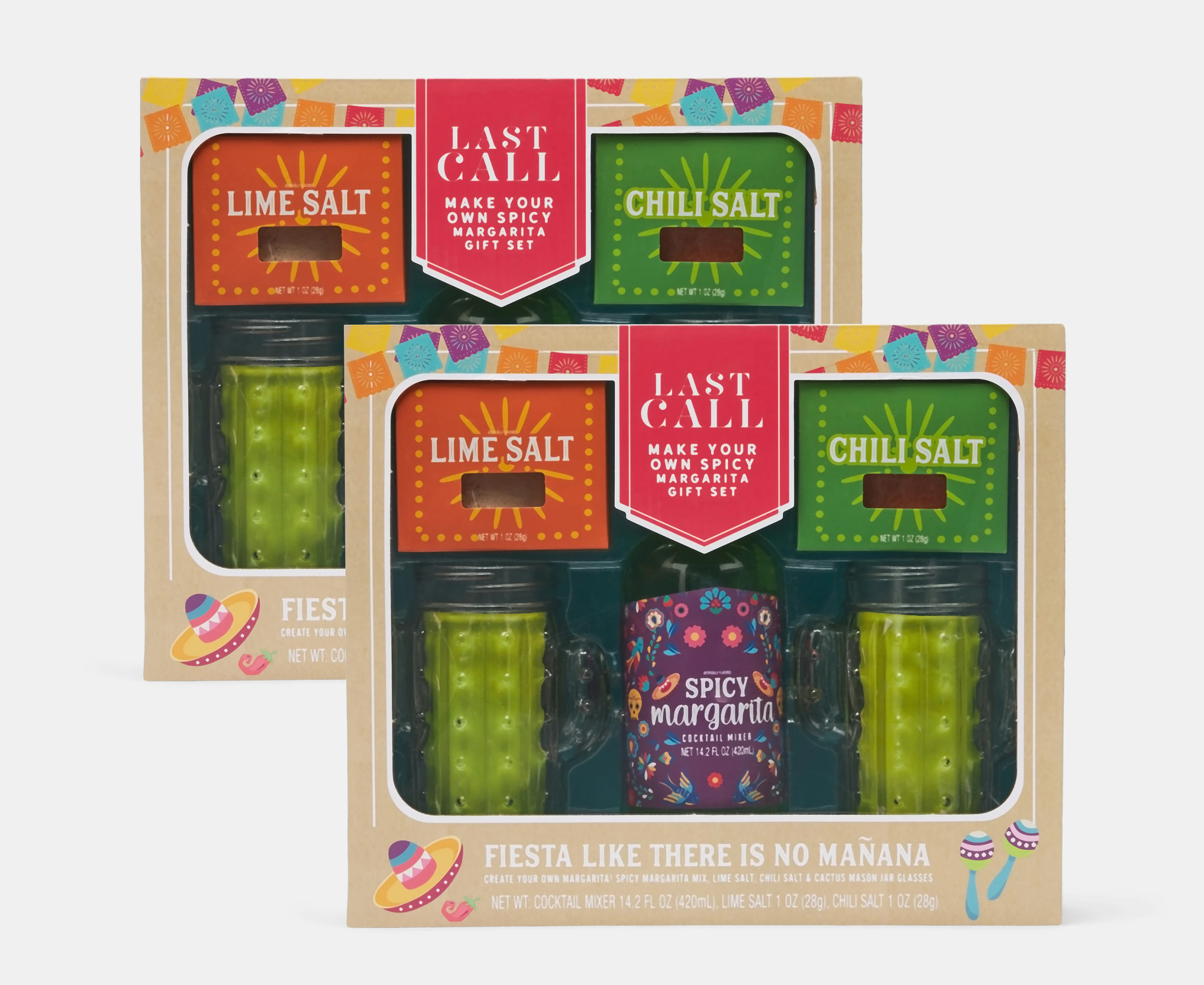 2 x Modern Gourmet Last Call Spicy Margarita Cocktail Set