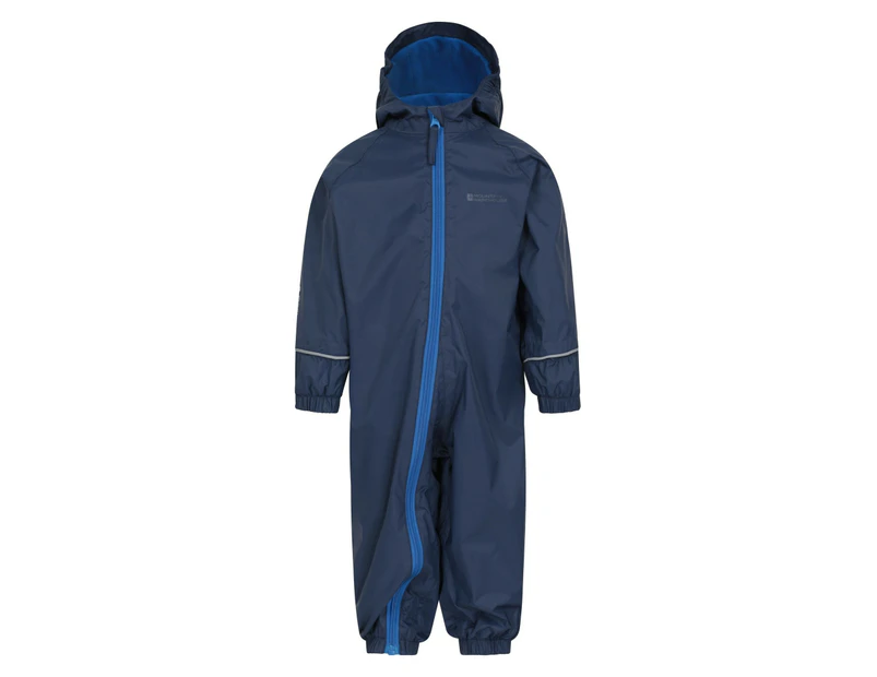 Mountain Warehouse Childrens/Kids Spright Waterproof Rain Suit (Navy) - MW1437