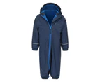 Mountain Warehouse Childrens/Kids Spright Waterproof Rain Suit (Navy) - MW1437
