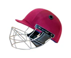 Buffalo Sports Matrix Cricket Helmet With Neck Protector - BSI Compliant Maroon