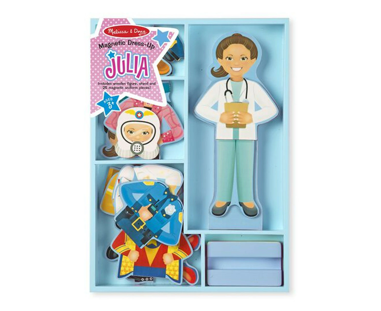 Melissa & Doug Julia Magnetic Dress-Up Kids/Childrens Interactive Play Toy 3y+