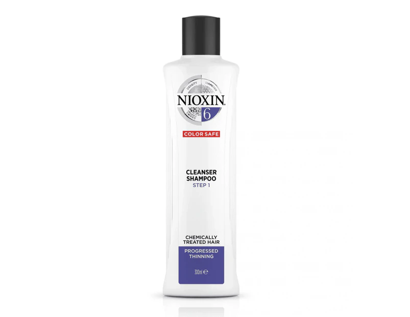 Nioxin 6 Cleanser Shampoo Step 1 Chemically Treated Hair Progressed Thinning 300ml