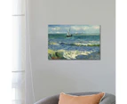 iCanvas "Seascape Near Les Saintes Maries de la Mer" by Vincent van Gogh Canvas Print