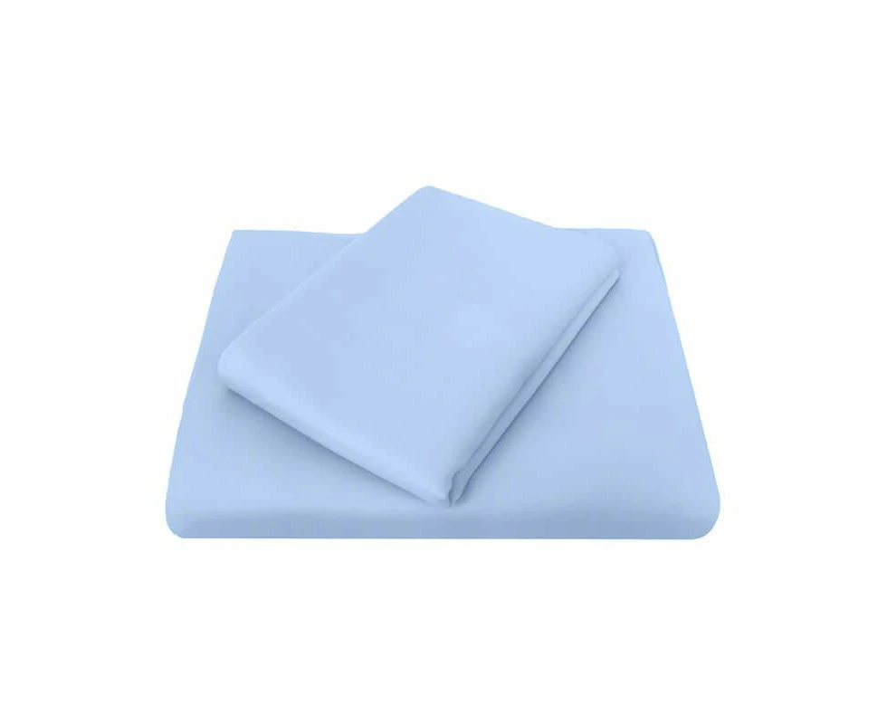 Bambury Chateau Fitted Sheet - Blue