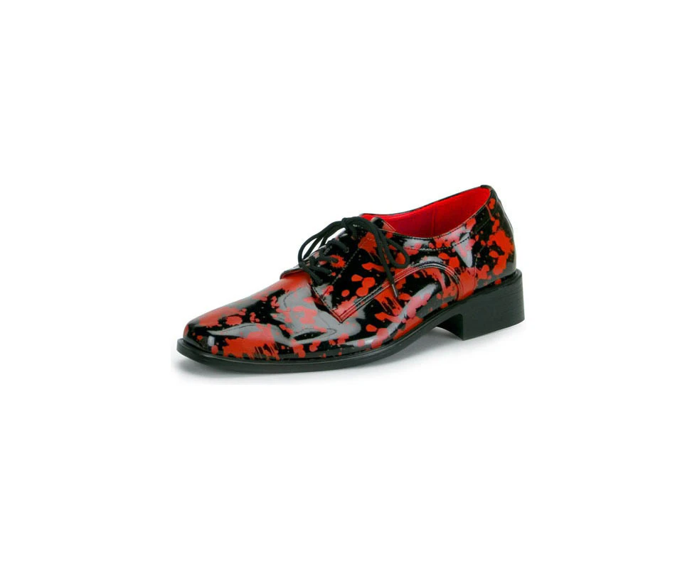 Blood Splattered Black Adult Shoes