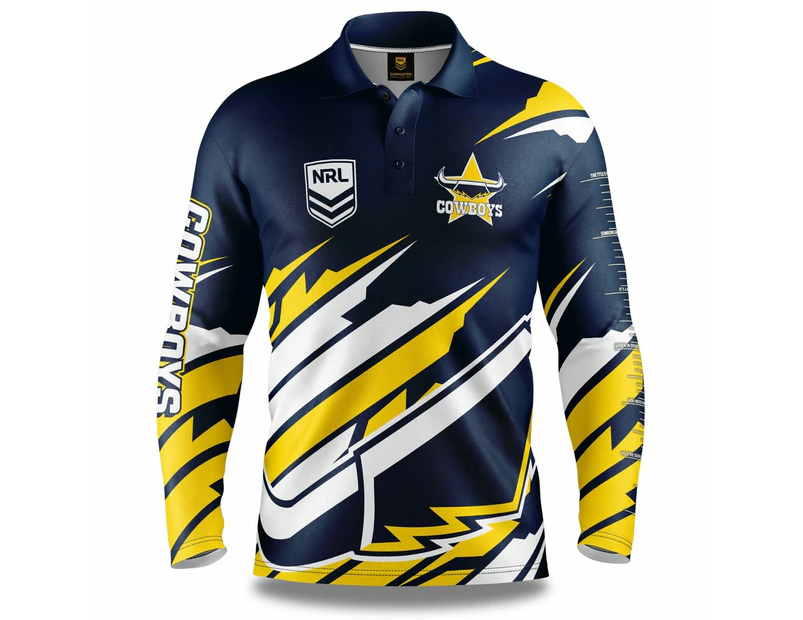 NRL 'Ignition' Fishing Shirt - North Queensland Cowboys - Youth - Polo