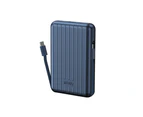 Wiwu Trunk Series Magnetic Wireless Charging 5000Mah Power Bank - Blue
