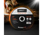 Giantz 25-Piece Cutting Discs 4" 100mm,Giantz 25pcs 4" Cutting Discs 100mm Angle Grinder Thin Cut Off Wheel for Metal