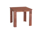 Gardeon Coffee Side Table Wooden Desk Outdoor Furniture Camping Garden Brown