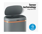 Devanti 38L Motion Sensor Bin Rubbish Automatic Grey