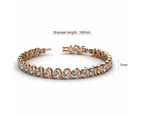 Venice Tennis Bracelet Embellished With SWAROVSKI® Crystals