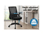 ALFORDSON Mesh Office Chair Executive Computer Fabric Seat Gaming Racing Work Black