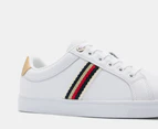 Tommy Hilfiger Women's Webbing Signature Detail Court Sneakers - White