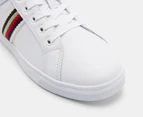 Tommy Hilfiger Women's Webbing Signature Detail Court Sneakers - White