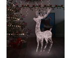 vidaXL XXL Acrylic Christmas Reindeer 250 LED 180 cm Warm White