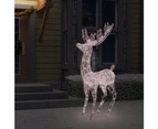 vidaXL XXL Acrylic Christmas Reindeer 250 LED 180 cm Warm White