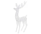 vidaXL XXL Acrylic Christmas Reindeer 250 LED 180 cm Warm White