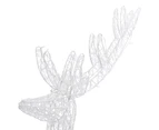 vidaXL XXL Acrylic Christmas Reindeer 250 LED 180 cm Warm White