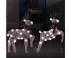 Christmas Reindeers 2 pcs Gold 40 LEDs