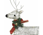 Christmas Reindeers 2 pcs Gold 40 LEDs