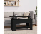 vidaXL Coffee Table Black 101x49x52 cm Engineered Wood