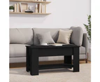 vidaXL Coffee Table Black 101x49x52 cm Engineered Wood