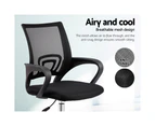 Office Chair Executive Mesh Computer Chairs Gaming Desk Officeworks Black