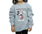 Disney Girls Presents Mickey Mouse Sweatshirt (Sports Grey) - BI1933
